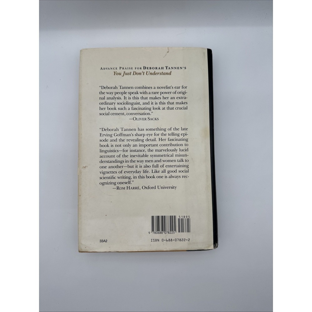 You Just Don't Understand by Deborah Tannen Hardcover Book with Dust Jacket - Picture 2 of 7